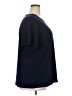 Susan Graver Blue Short Sleeve Top Size 3X - photo 4