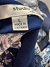Studio One Paisley Blue Casual Dress Size L - photo 8