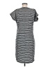 T by Talbots Stripes Gray Casual Dress Size M (petite) - photo 2