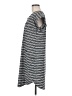 T by Talbots Stripes Gray Casual Dress Size M (petite) - photo 5