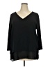 MICHAEL Michael Kors 100% Polyester Black 3/4 Sleeve T-Shirt Size 2X - photo 1