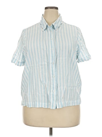 Crown & Ivy Short Sleeve Button-Down Shirt (view 1)