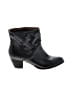Corso Como 100% Leather Checkered-gingham Solid Black Ankle Boots Size 8 - photo 1