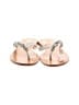 Badgley Mischka Silver Flip Flops Size 8 1/2 - photo 2