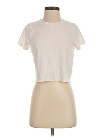 Madewell Softfade Cotton Boxy-Crop Tee (view 1)