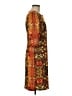 Assorted Brands Paisley Orange Cocktail Dress Size 6 - photo 4