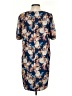 J.Crew 100% Silk Print Blue Casual Dress Size 4 - photo 2