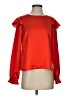 Hutch 100% Polyester Red Long Sleeve Blouse Size XS - photo 1