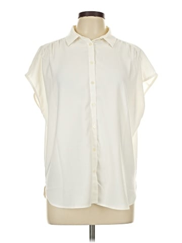 Ann Taylor LOFT Outlet Short Sleeve Blouse (view 1)