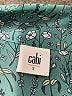 CAbi 100% Polyester Paisley Teal Long Sleeve Blouse Size S - photo 7