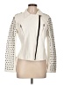 V Cristina 100% Polyester Polka Dots Ivory Jacket Size L - photo 1