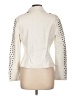 V Cristina 100% Polyester Polka Dots Ivory Jacket Size L - photo 2