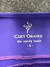 Cozy Orange Color Block Purple Active Pants Size S - photo 7