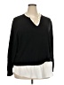 Sioni Black Long Sleeve Blouse Size 3X - photo 1