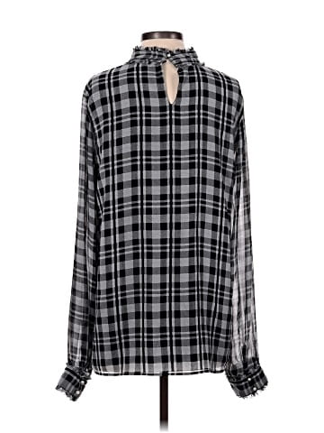Karl Lagerfeld Paris Long Sleeve Blouse (view 2)