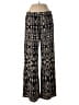 Peck & Peck Print Black Casual Pants Size S - photo 1