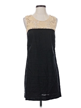 ann taylor loft cocktail dress Black Wool Blend A-Line with Twisted Neckline SilkRoll 47 3/4 from center top back edge to hem Ann Taylor LOFT Petite Cocktail
