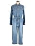 Indigo Thread Co. 100% Cotton Blue Jumpsuit Size 10 - photo 1