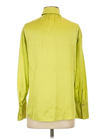 Vince. Long Sleeve Silk Top (view 2)
