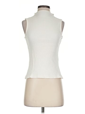 Madewell Side-Slit Mockneck Tank (view 1)