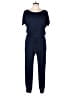 Veronica M. Solid Blue Jumpsuit Size L - photo 1