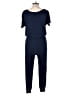 Veronica M. Solid Blue Jumpsuit Size L - photo 2