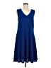 Last Tango Solid Blue Casual Dress Size M - photo 1