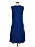 Last Tango Solid Blue Casual Dress Size M - photo 2