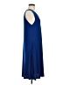 Last Tango Solid Blue Casual Dress Size M - photo 4