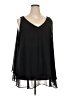 Lane Bryant 100% Polyester Black Sleeveless Blouse Size 26 - photo 1