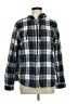 L.L.Bean Plaid Blue Long Sleeve Button-Down Shirt Size M (tall) - photo 1