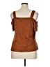 Lane Bryant Brown Sleeveless Top Size 16 - photo 2