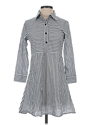 Unbranded 3/4 Sleeve Button-Down Shirt (view 1)