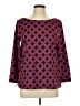 Vineyard Vines Argyle Red Long Sleeve Blouse Size L - photo 1