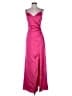 Aqua 100% Polyester Pink Cocktail Dress Size 8 - photo 1