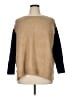Vince Camuto Color Block Tan Pullover Sweater Size 1X - photo 1