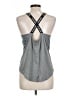 Nike 100% Polyester Gray Active Tank Size L - photo 2