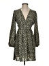 Assorted Brands 100% Polyester Print Gold Cocktail Dress Size S - photo 1