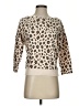 J.Crew 100% Cotton Animal Print Tan Pullover Sweater Size XS - photo 1
