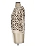 J.Crew 100% Cotton Animal Print Tan Pullover Sweater Size XS - photo 5