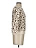 J.Crew 100% Cotton Animal Print Tan Pullover Sweater Size XS - photo 4