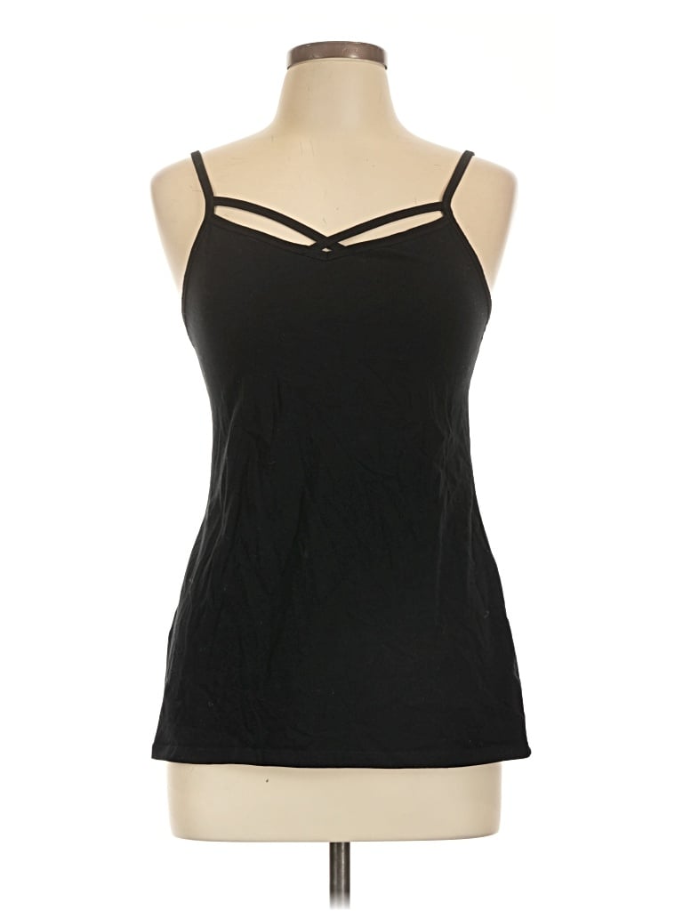 Pre-owned Torrid Tank Top Black Halter Neckline Tops
