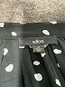 Ellos 100% Polyester Polka Dots Black 3/4 Sleeve Blouse Size 26 - photo 7
