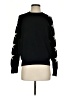 Aqua 100% Cashmere Stars Black Cashmere Pullover Sweater Size XS - photo 1