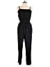 Gap 100% Rayon Solid Black Jumpsuit Size L (tall) - photo 1