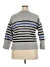 Philosophy Republic Clothing Stripes Gray Pullover Sweater Size 2X - photo 2