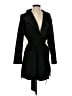 Zara Basic Black Coat Size S - photo 1