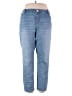 Gap Solid Blue Jeans Size 35 waist - photo 1