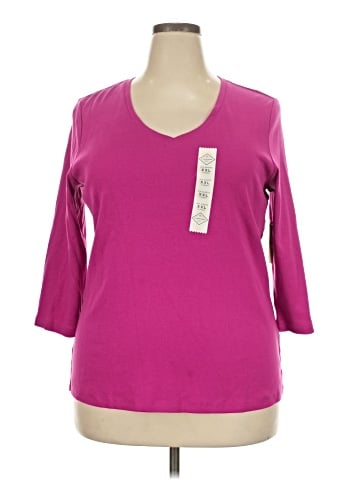 St. John's Bay 3/4 Sleeve T-Shirt (view 1)