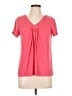 Layla Pink Short Sleeve Top Size L - photo 1